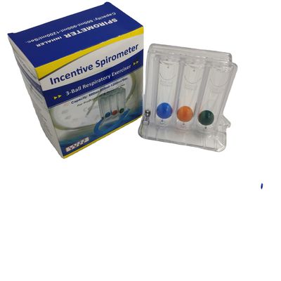 3 Ball Respiratory Lung Exerciser Medical  Breathing Commercial First Aid Equipment Supplies