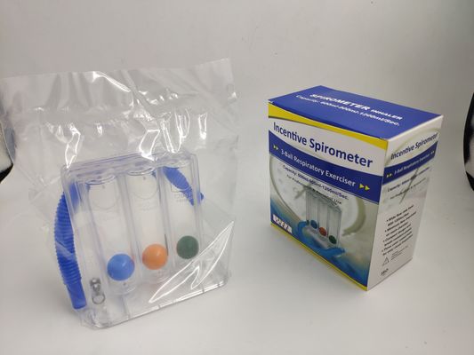 3 Ball Respiratory Lung Exerciser Medical  Breathing Commercial First Aid Equipment Supplies