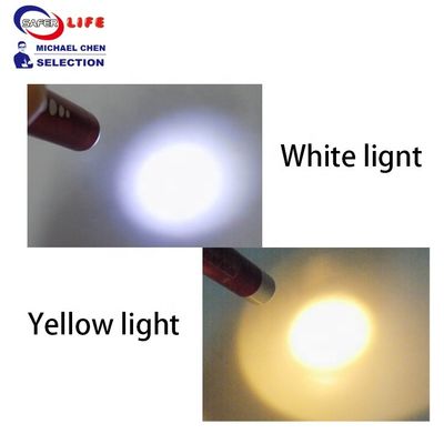 Yellow Medical Pen Torch Light Nurse Diagnostic Penlight Homecare Medical Supplies 13.4cm