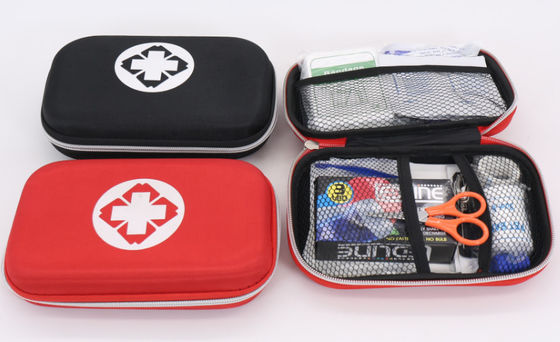 Compact Travel First Aid Kit Items Case Box Survival Tool Automobile Outdoor 21.5x13.5x5cm