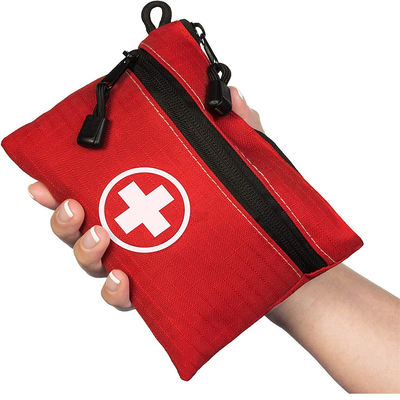 First Aid Responder Ems Medical Emergency Trauma Bag Portable Empty Dual Zippers 6.5"