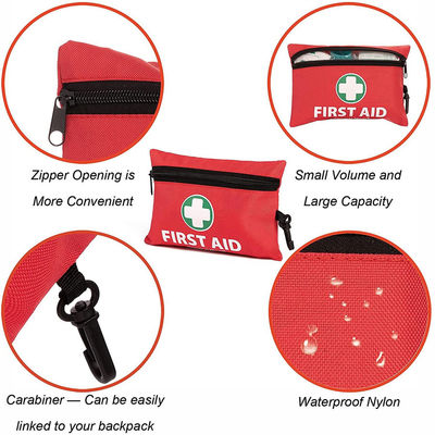 First Aid Responder Ems Medical Emergency Trauma Bag Portable Empty Dual Zippers 6.5"