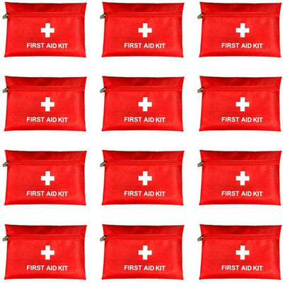 First Aid Responder Ems Medical Emergency Trauma Bag Portable Empty Dual Zippers 6.5"