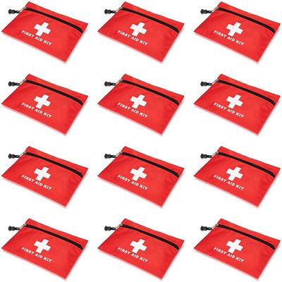 First Aid Responder Ems Medical Emergency Trauma Bag Portable Empty Dual Zippers 6.5"