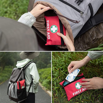 First Aid Responder Ems Medical Emergency Trauma Bag Portable Empty Dual Zippers 6.5"