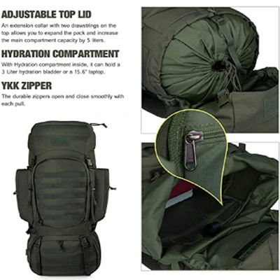 Large Capacity Hiking Backpack Traveling First Aid Kit Small Patches  Tactical Bag Pack