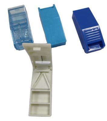 Portable Pill Dispenser Box Medication Tablet Cutter Drug Chemical Mini For Seniors 2 Case