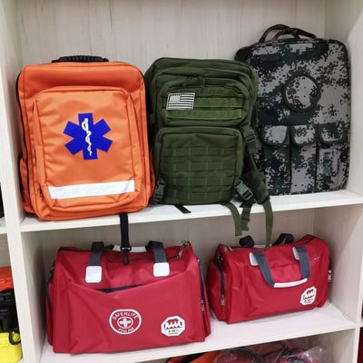 Earthquake Rescue Backpack Travel First Aid Kit For Camping Hiking Fire Emergency Bag
