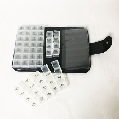 Large Pill Dispenser Organizer With Alarm And Lock Reminder 7 Day Weekly Medicine