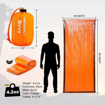 Waterproof  Emergency Sleeping  Bag  Keep Warming Survival Bag Emergency Blanket Emergency Survival Supplies