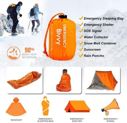 Waterproof  Emergency Sleeping  Bag  Keep Warming Survival Bag Emergency Blanket Emergency Survival Supplies