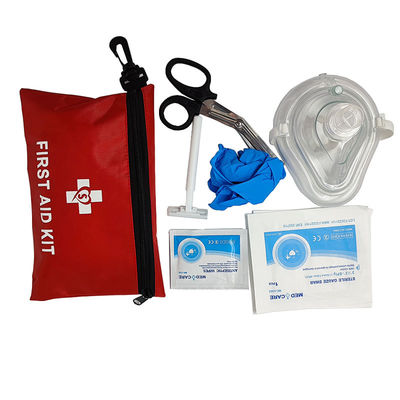 Outdoor Home Emergency First Aid Kit with Anti-Suffocation Mask and CPR Equipment - 1 Year Warranty
