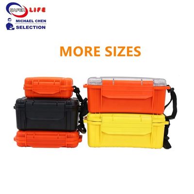 Passed IP 68  test ABS waterproof  case for diver  keep goods  dry  tool holder  with strap  ABS storage  box