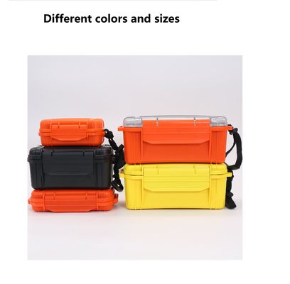 Passed IP 68  test ABS waterproof  case for diver  keep goods  dry  tool holder  with strap  ABS storage  box