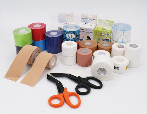 Stock world cup Logo Branded cotton kinesiology tape for sports