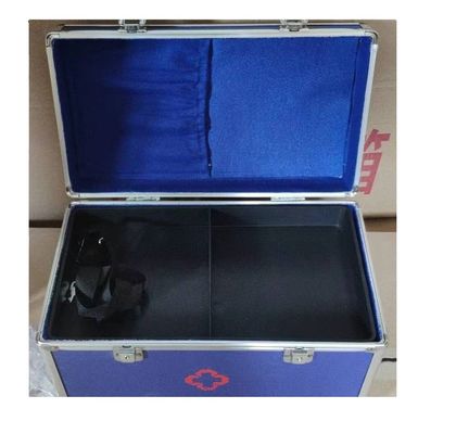 Large space with lock 20"inch  Aluminum  medicine case first aid metal drug container aluminum organizer