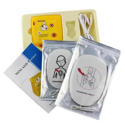 Mini First Aid AED Trainer Machine External Defibrillator CPR Training Device For Education
