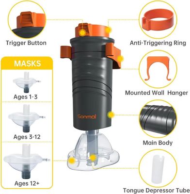 Portable Anti Choking Device Strong Suction Automatic Choking Rescue Device for Kids and Adults with 3 Masks